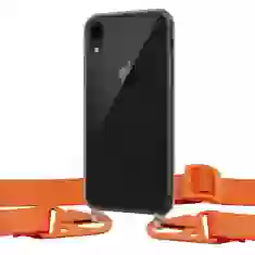 Чехол Upex Crossbody Protection Case для iPhone XR Dark with Vitamin C Hook (UP81132)