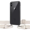 Чохол Upex Crossbody Protection Case для iPhone XS Max Dark with White Hook (UP81135)