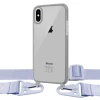 Чохол Upex Crossbody Protection Case для iPhone XS Max Dark with Purple Hook (UP81138)