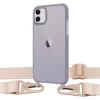 Чехол Upex Crossbody Protection Case для iPhone 11 Dark with Pink Sand Hook (UP81142)