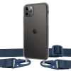 Чехол Upex Crossbody Protection Case для iPhone 11 Pro Dark with Midnight Blue Hook (UP81152)