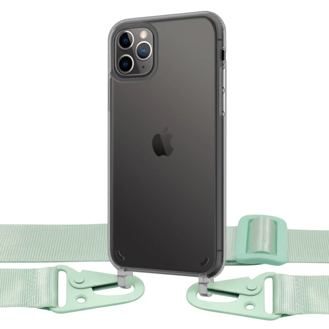 Чехол Upex Crossbody Protection Case для iPhone 11 Pro Dark with Green Hook (UP81155)