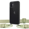 Чехол Upex Crossbody Protection Case для iPhone 12 | 12 Pro Dark with Mint Hook (UP81169)