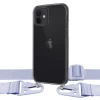 Чехол Upex Crossbody Protection Case для iPhone 12 | 12 Pro Dark with Purple Hook (UP81170)