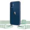 Чехол Upex Crossbody Protection Case для iPhone 12 | 12 Pro Dark with Green Hook (UP81171)