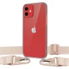Чохол Upex Crossbody Protection Case для iPhone 12 mini Dark with Pink Sand Hook (UP81174)