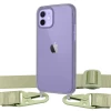 Чехол Upex Crossbody Protection Case для iPhone 12 mini Dark with Mint Hook (UP81177)