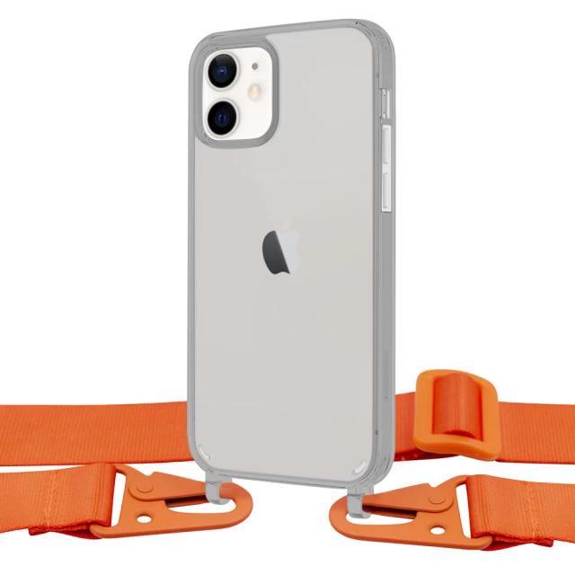 Чохол Upex Crossbody Protection Case для iPhone 12 mini Dark with Vitamin C Hook (UP81180)