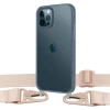 Чохол Upex Crossbody Protection Case для iPhone 12 Pro Max Dark with Pink Sand Hook (UP81182)