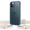 Чехол Upex Crossbody Protection Case для iPhone 12 Pro Max Dark with White Hook (UP81183)