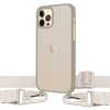 Чехол Upex Crossbody Protection Case для iPhone 12 Pro Max Dark with White Hook (UP81183)