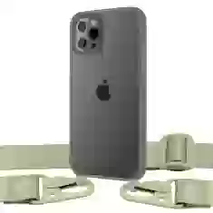 Чохол Upex Crossbody Protection Case для iPhone 12 Pro Max Dark with Mint Hook (UP81185)