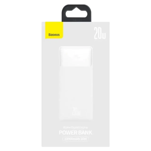 Портативное зарядное устройство Baseus Bipow Power Bank 20W 10000mAh Quick Charge White (PPDML-L02)