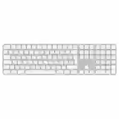 Клавиатура беспроводная Apple Magic Keyboard with Numeric Keypad Bluetooth Ukrainian Silver/White (MK2C3UA/A)