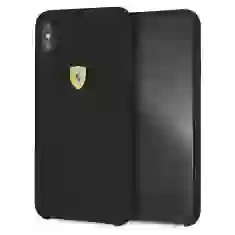 Чохол Ferrari для iPhone XS Max Silicone Black (FESSIHCI65BK)