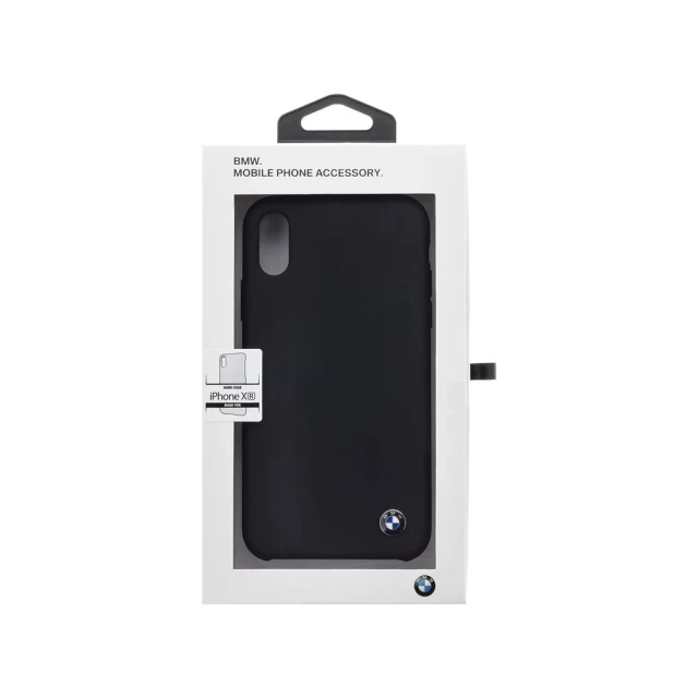 Чехол BMW для iPhone XR Silicone Metal Logo Black (BMHCI61SILBK)