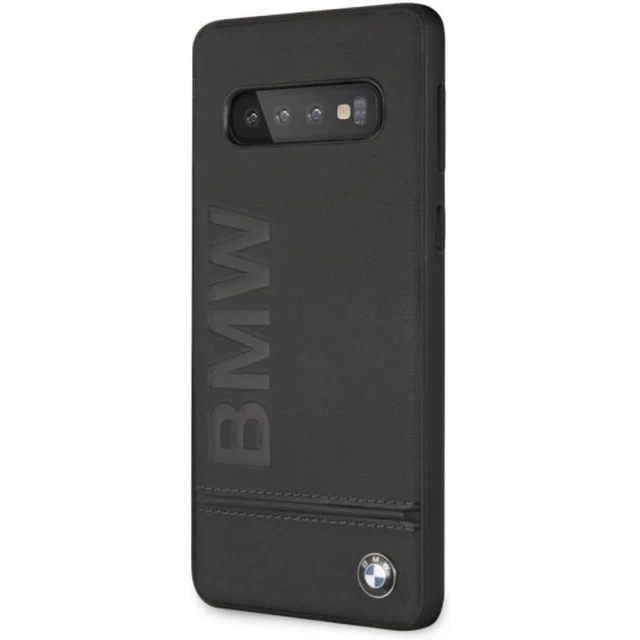 Чехол BMW для Samsung Galaxy S10 (G973) Signature Logo Imprint Black (BMHCS10LLSB)