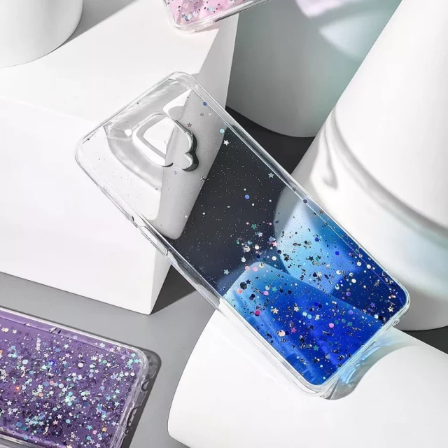 Чехол WAVE Confetti Case для Samsung Galaxy A72 (A725F) White Dark Purple (2001000330645)