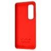 Чехол WAVE Full Silicone Cover для Xiaomi Mi Note 10 Lite Red (2001000225460)