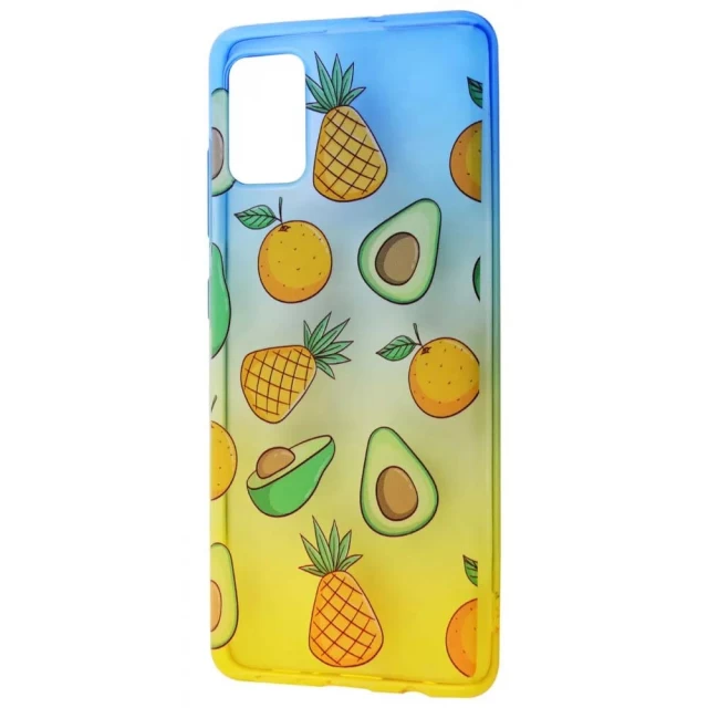 Чохол WAVE Sweet & Acid Case для Samsung Galaxy A51 (A515F) Blue Yellow Avocado (2001000393886)