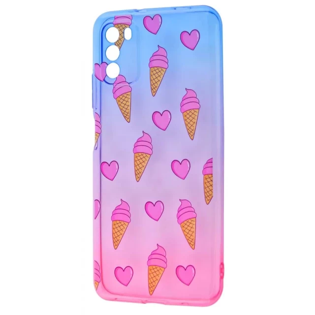 Чохол WAVE Sweet & Acid Case для Xiaomi Poco M3 Blue Pink Ice Cream (2001000378159)