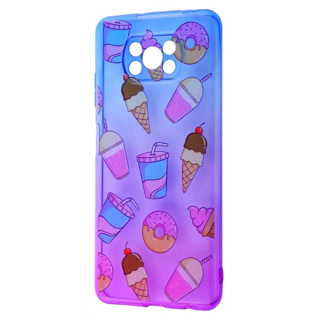 Чехол WAVE Sweet & Acid Case для Xiaomi Poco X3 | Poco X3 Pro Blue Purple Cockteils (2001000393992)