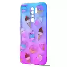 Чехол WAVE Sweet & Acid Case для Xiaomi Redmi 9 Blue Purple Cockteils (2001000418879)
