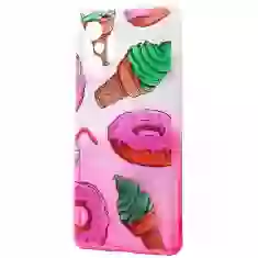 Чехол WAVE Sweet & Acid Case для Xiaomi Redmi Note 10 Pro White Pink Donut (2001000380909)