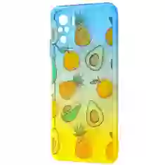 Чохол WAVE Sweet & Acid Case для Xiaomi Redmi Note 10 | Note 10S Blue Yellow Avocado (2001000399390)