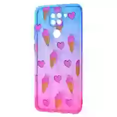 Чехол WAVE Sweet & Acid Case для Xiaomi Redmi Note 9 Blue Pink Ice Cream (2001000378197)