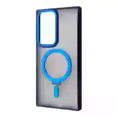 Чехол WAVE Attraction Case для Samsung Galaxy S23 Ultra Blue with MagSafe (2001001044114)