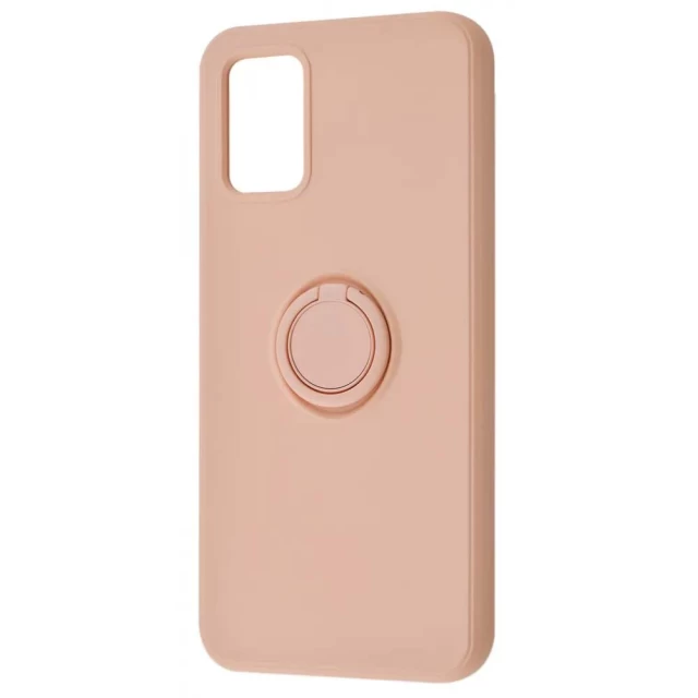 Чехол WAVE Light Color Ring для Samsung Galaxy A02s (A025F) Pink Sand (2001000348497)