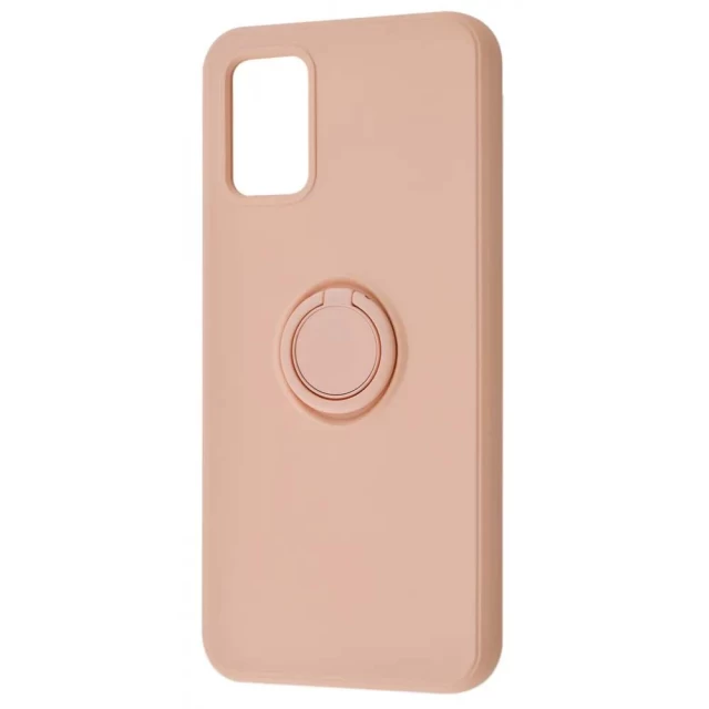 Чохол WAVE Light Color Ring для Samsung Galaxy A02s (A025F) Pink Sand (2001000348497)