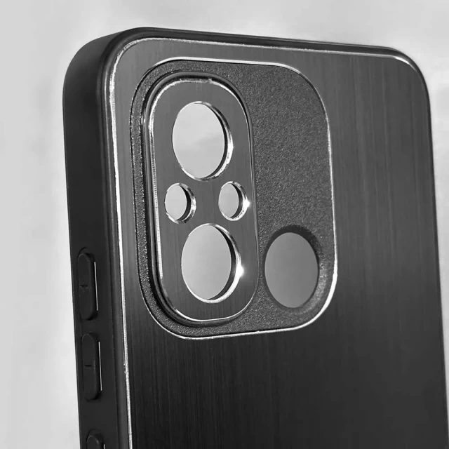 Чехол WAVE Metal Case для Xiaomi Redmi Note 12 4G Black (2001001000998)