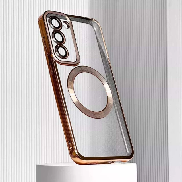 Чохол WAVE Metal Color Case для Samsung Galaxy S23 Plus Gold with MagSafe (2001001044251)