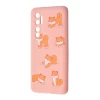 Чехол WAVE Fancy Case для Xiaomi Mi Note 10 Lite Playful Cat Pink Sand (2001000279548)