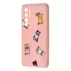 Чохол WAVE Fancy Case для Xiaomi Mi Note 10 Lite Cats With A Mask Pink Sand (2001000279463)