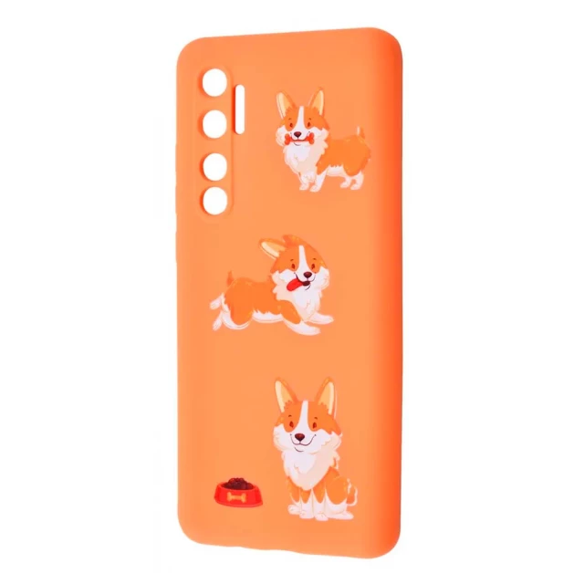Чехол WAVE Fancy Case для Xiaomi Mi Note 10 Lite Corgi Peach (2001000279487)