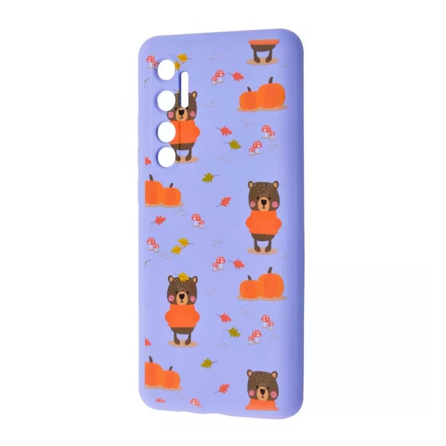 Чехол WAVE Fancy Case для Xiaomi Mi Note 10 Lite Autumn Bears Light Purple (2001000279425)