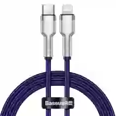 Кабель Baseus Cafule Metal PD USB-C to Lightning 1m Purple (CATLJK-A05)