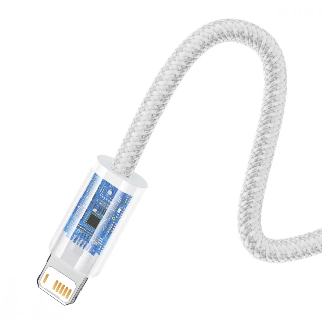 Кабель Baseus Dynamic Series Fast Charging USB-A to Lightning 2m White (CALD000502)