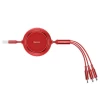 Кабель Baseus Golden Loop 3-in-1 USB-A to USB-C/Lightning/Micro-USB 1.2m Red (CAMLT-JH09)