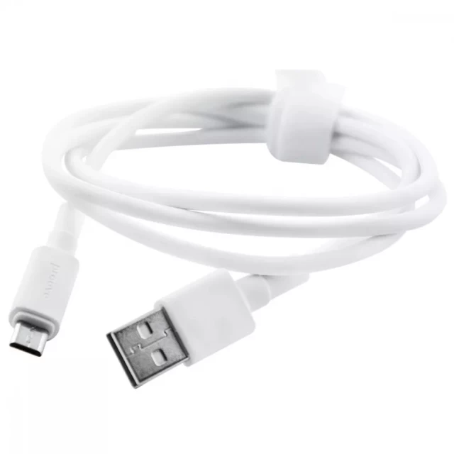 Кабель Proove Small Silicone USB-A to Micro USB 1m White (6900111991034)