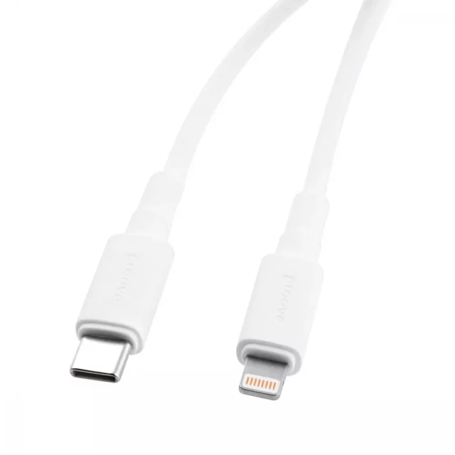 Кабель Proove Small Silicone USB-C to Lightning 1m White (6900111991041)