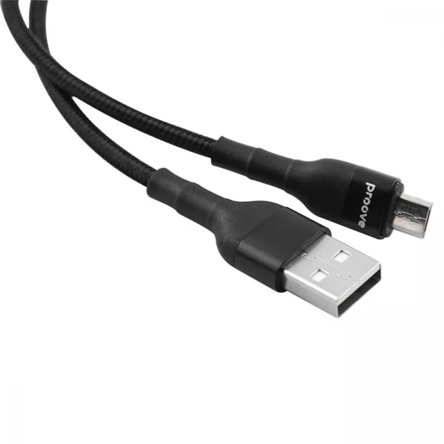 Кабель Proove Weft USB-A to Micro USB 1m Black (6900111991065)