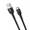 Кабель Proove Weft USB-A to USB-C 1m Black (6900111991058)