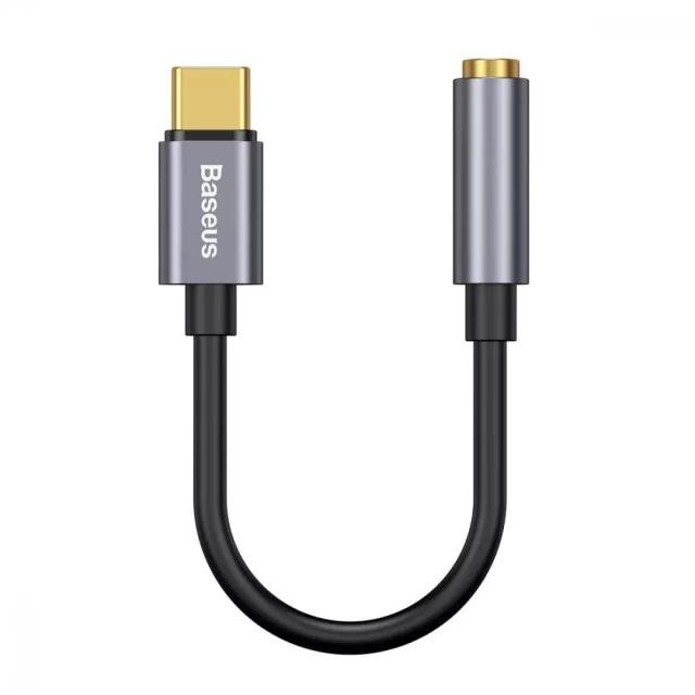 Адаптер Baseus L54 USB-C to Jack 3.5 mm Grey (CATL54-0G)