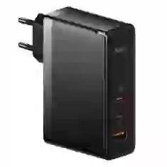 Сетевое зарядное устройство Baseus GaN5 Pro 140W 2xUSB-C | USB-A with USB-C to USB-C Cable Black (CCGP100201)