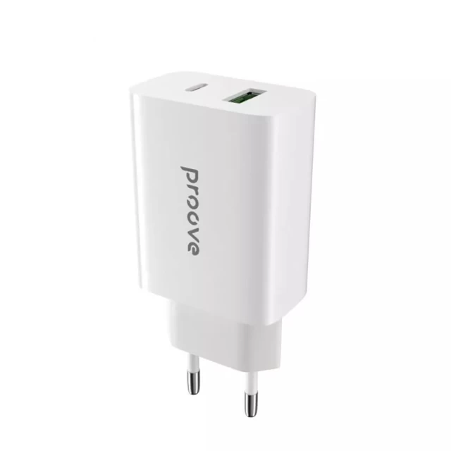 Сетевое зарядное устройство Proove Mocan QC 20W USB-C | USB-A White (WCRP20110002)