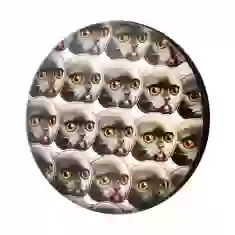 Тримач WAVE Mobile Phone Grip Animals Dark Grey Cat (2001000501694)